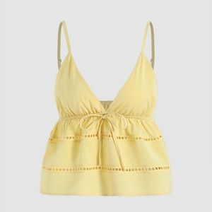 Cider Solid Hollow Deep V Top